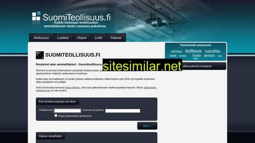 suomiteollisuus.fi alternative sites