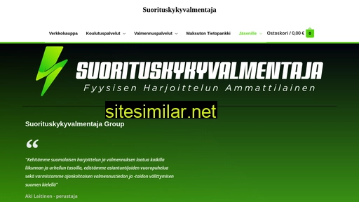 suorituskykyvalmentaja.fi alternative sites