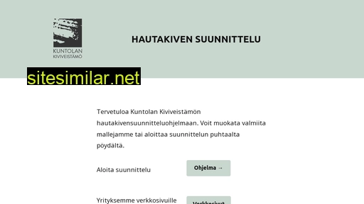 suunnittelehautakivi.fi alternative sites