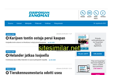suupohjansanomat.fi alternative sites