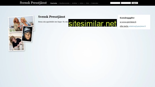 svenskpresstjanst.fi alternative sites
