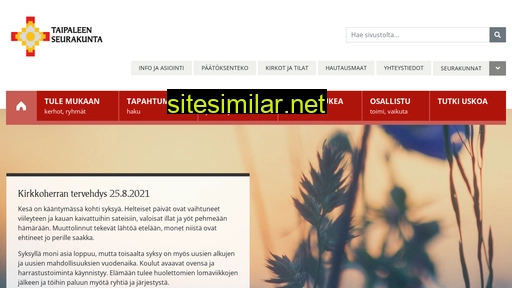 taipaleenseurakunta.fi alternative sites