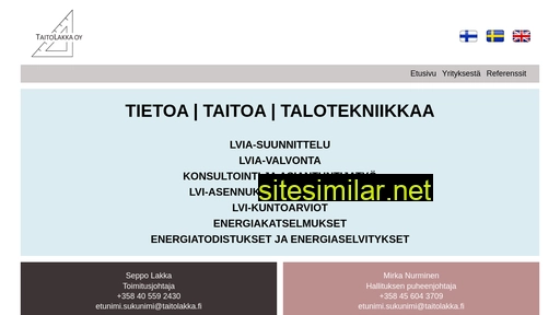 taitolakka.fi alternative sites