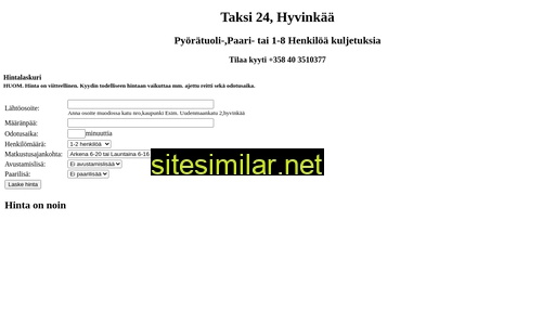 taksimatka.fi alternative sites