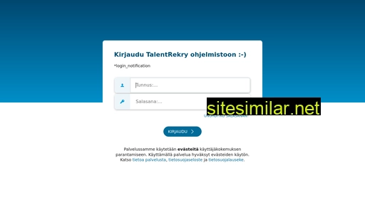 talentrekrytointi.fi alternative sites
