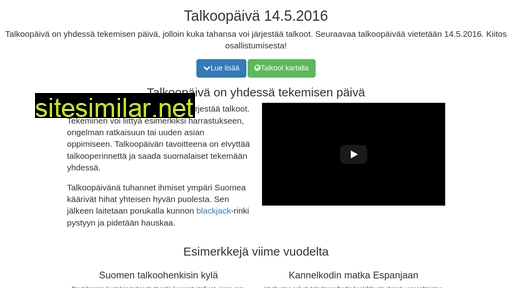 talkoot.fi alternative sites