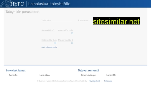 taloyhtiolaina.fi alternative sites