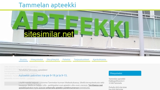 tammelanapteekki.fi alternative sites