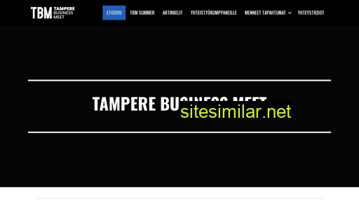 tamperebusinessmeet.fi alternative sites