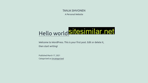 tanjasihvonen.fi alternative sites