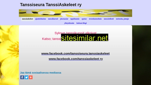 tanssiaskeleet.fi alternative sites