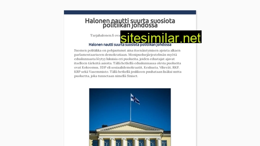 tarjahalonen.fi alternative sites