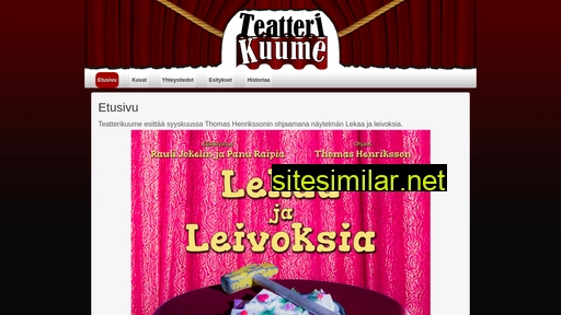teatterikuume.fi alternative sites