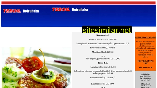teboilkoivuhaka.fi alternative sites