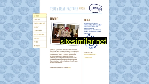 teddybearfactory.fi alternative sites