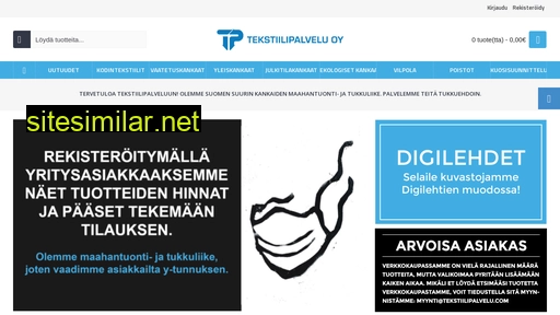 tekstiilipalvelu.fi alternative sites