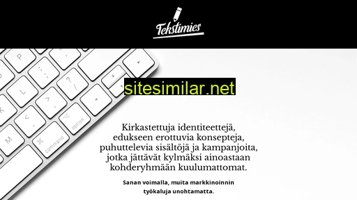 tekstimies.fi alternative sites