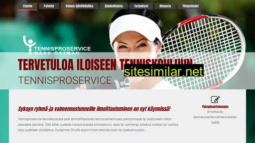tennisproservice.fi alternative sites