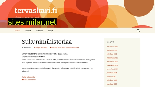 tervaskari.fi alternative sites