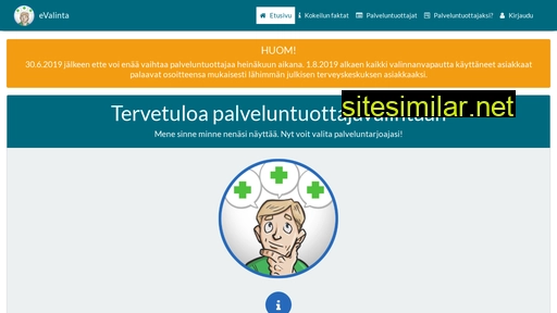 terveyspalveluni.fi alternative sites
