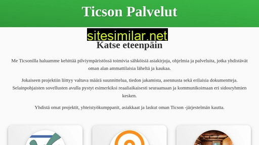 ticsonpalvelut.fi alternative sites