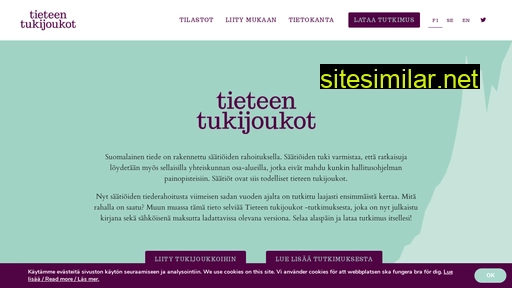 tieteentukijoukot.fi alternative sites