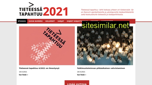 tieteessatapahtuu.fi alternative sites