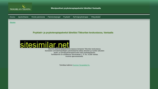 tikkurilanterapia.fi alternative sites