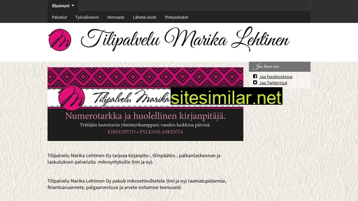 tilipalvelumarika.fi alternative sites