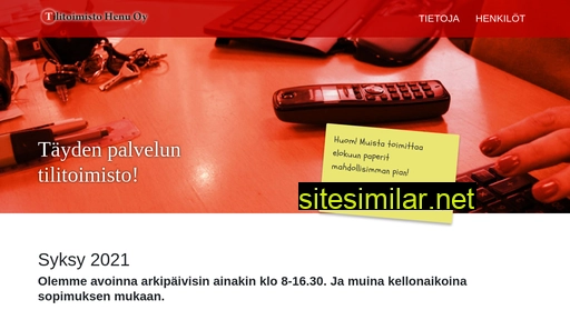 tilitoimistohenu.fi alternative sites
