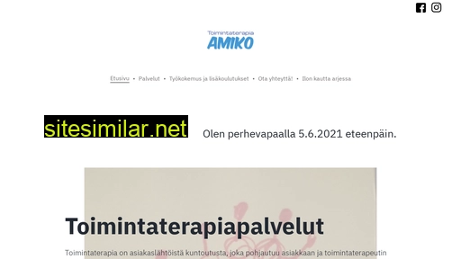 toimintaterapiaamiko.fi alternative sites