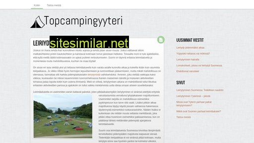 topcampingyyteri.fi alternative sites