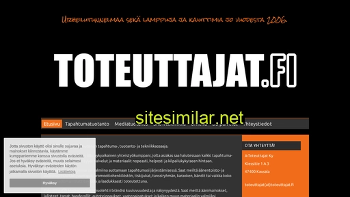 toteuttajat.fi alternative sites