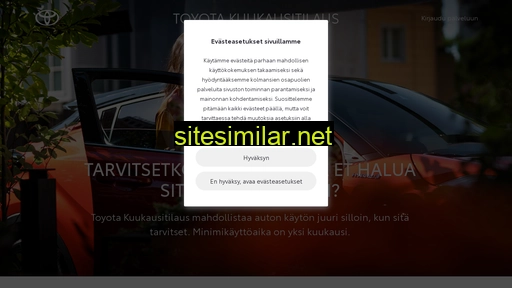 toyotakuukausitilaus.fi alternative sites