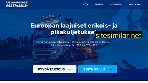 transporthosike.fi alternative sites