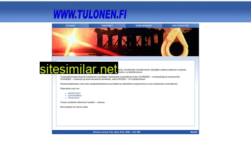 tulonen.fi alternative sites