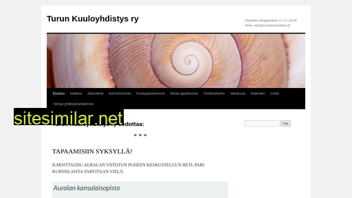 turunkuuloyhdistys.fi alternative sites