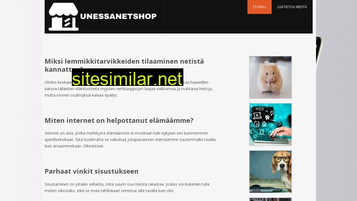unessanetshop.fi alternative sites