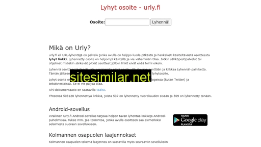 urly.fi alternative sites