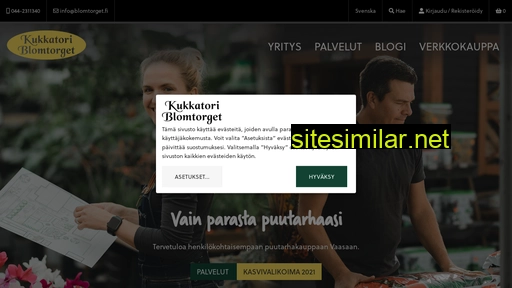 vaasankukkatori.fi alternative sites