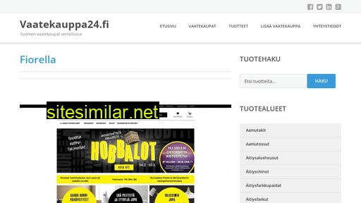 vaatekauppa24.fi alternative sites