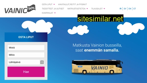 vainionliikenne.fi alternative sites