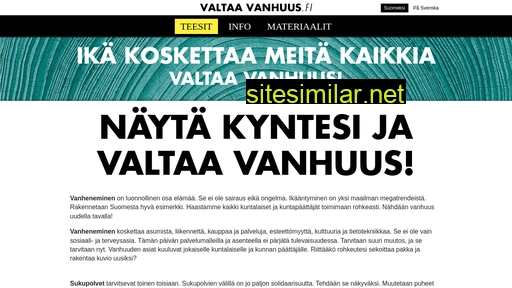 valtaavanhuus.fi alternative sites