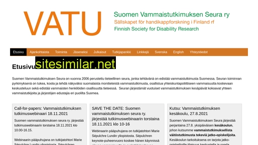 vammaistutkimus.fi alternative sites
