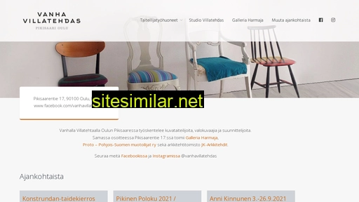 vanhavillatehdas.fi alternative sites