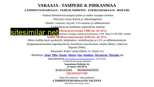 varaaja-tampere.fi alternative sites