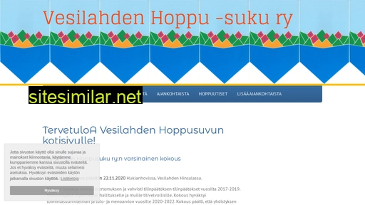 vesilahdenhoppusuku.fi alternative sites