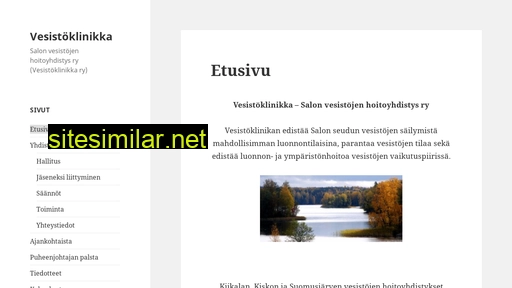 vesistoklinikka.fi alternative sites