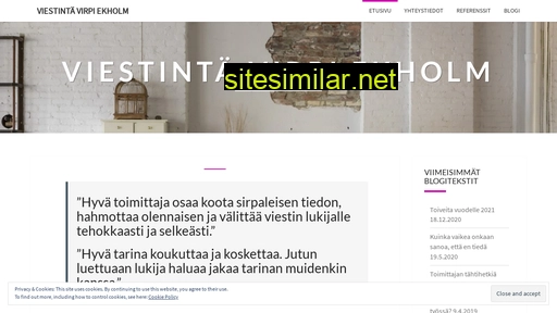 viestintavirpiekholm.fi alternative sites