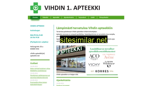 vihdinapteekki.fi alternative sites